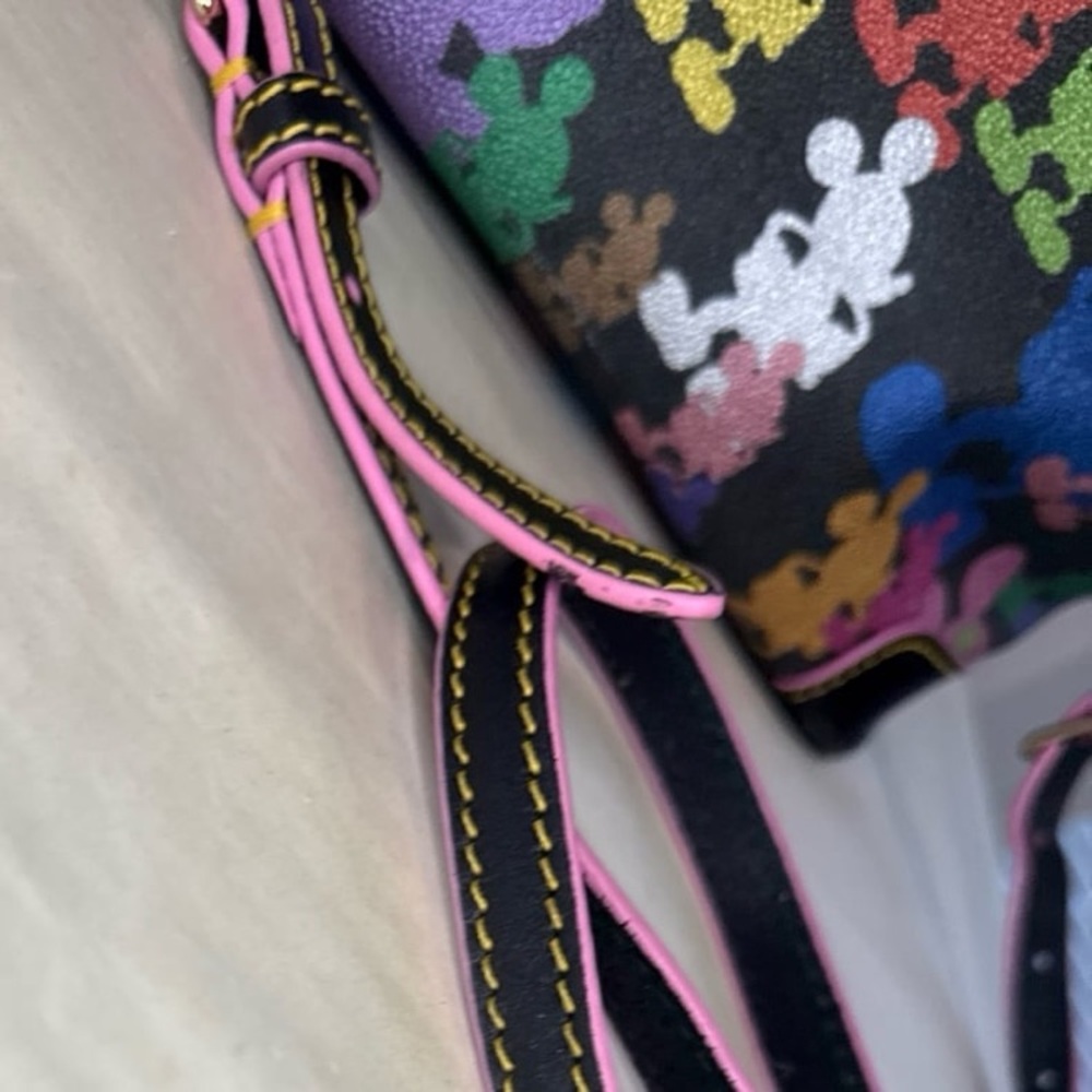 Disney Parks Dooney & Bourke Wonder Mickey Crossbody Bag Purse 10th Anniversary - Picture 10 of 11